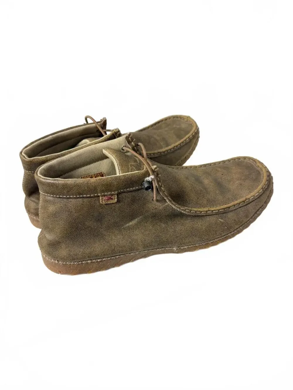 Men's Brown Suede Twisted X Moccasin Style Casual Shoes